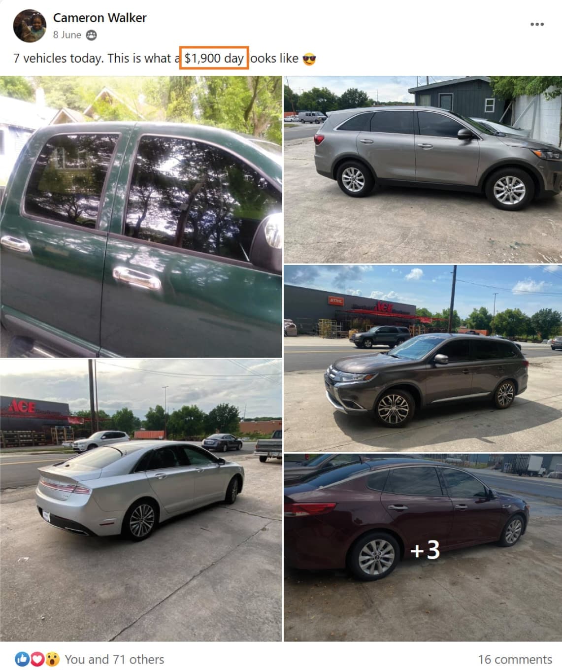 Deluxe Detail Window Tinting: $1,900, Reported in one day