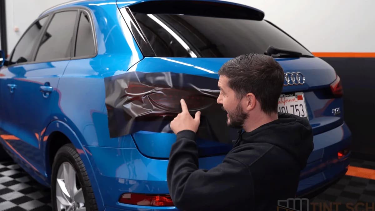 Headlight & Taillight Tinting: Fitting light film